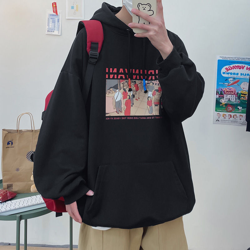 Self made ice 100% polyester spring new printed sweater