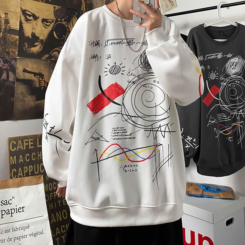 Poster photo of cotton polyester new fashion sweater for men in autumn