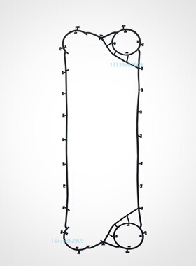 M15B 板式换热器配件 橡胶密封垫片 密封垫 密封胶条 橡胶条