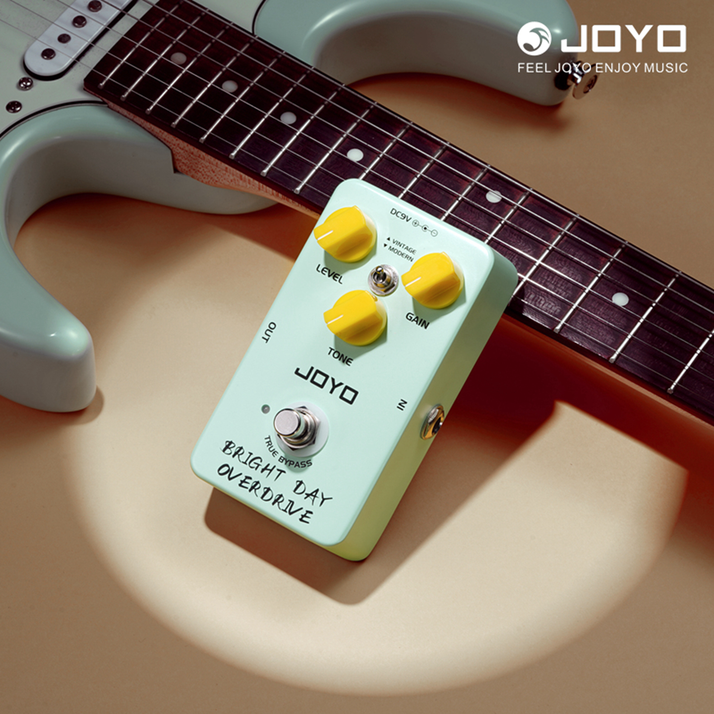 JOYO卓乐JF-25电吉他布鲁斯过载单块效果器经典复古音箱推子JF-01