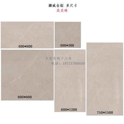 挪威金棕NJZR亮面诺贝尔瓷砖