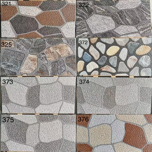 新中式地铺石 1.2CM厚 尺寸300X600 广场砖 花园砖拼花 墙地两用