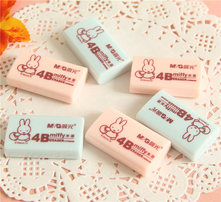 十块橡皮擦晨光米菲4B创意考试卡通可爱儿童小学生擦的干净|msdalam kategori Kamus elektronik/buku kertas elektronik/alat tulis, bekalan sekolah setiap hari, pemadam - dari Buy2taobao.com untuk memberikan perkhidmatan ejen Taobao profesional membeli