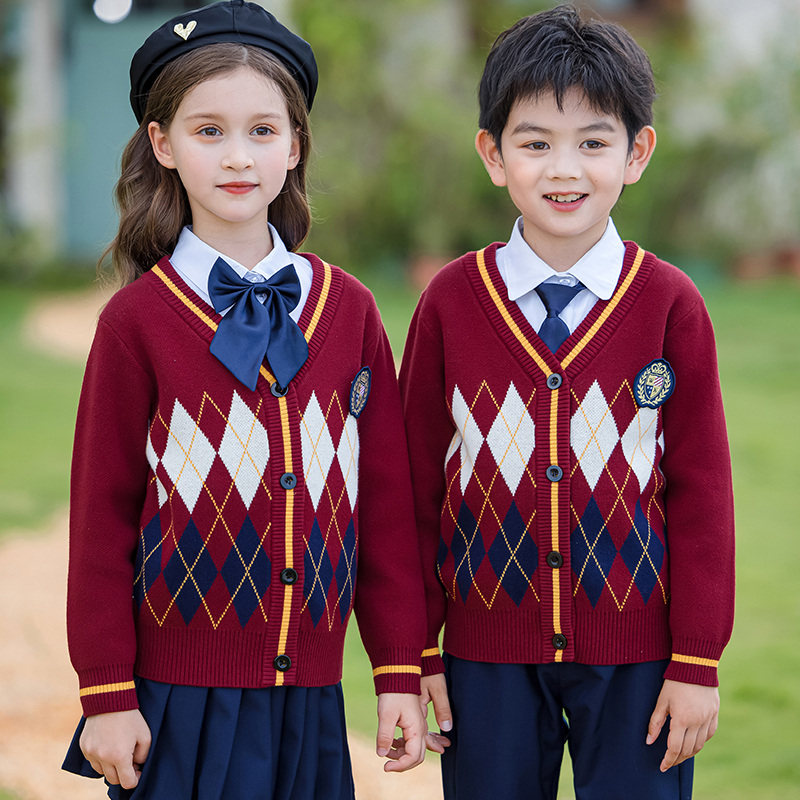 小学生校服儿童班服英伦风套装开衫毛衣外套幼儿园园服表演服套装,童装/婴儿装/亲子装,校服/园服,淘宝优惠券,粉丝福利购,淘宝优惠卷