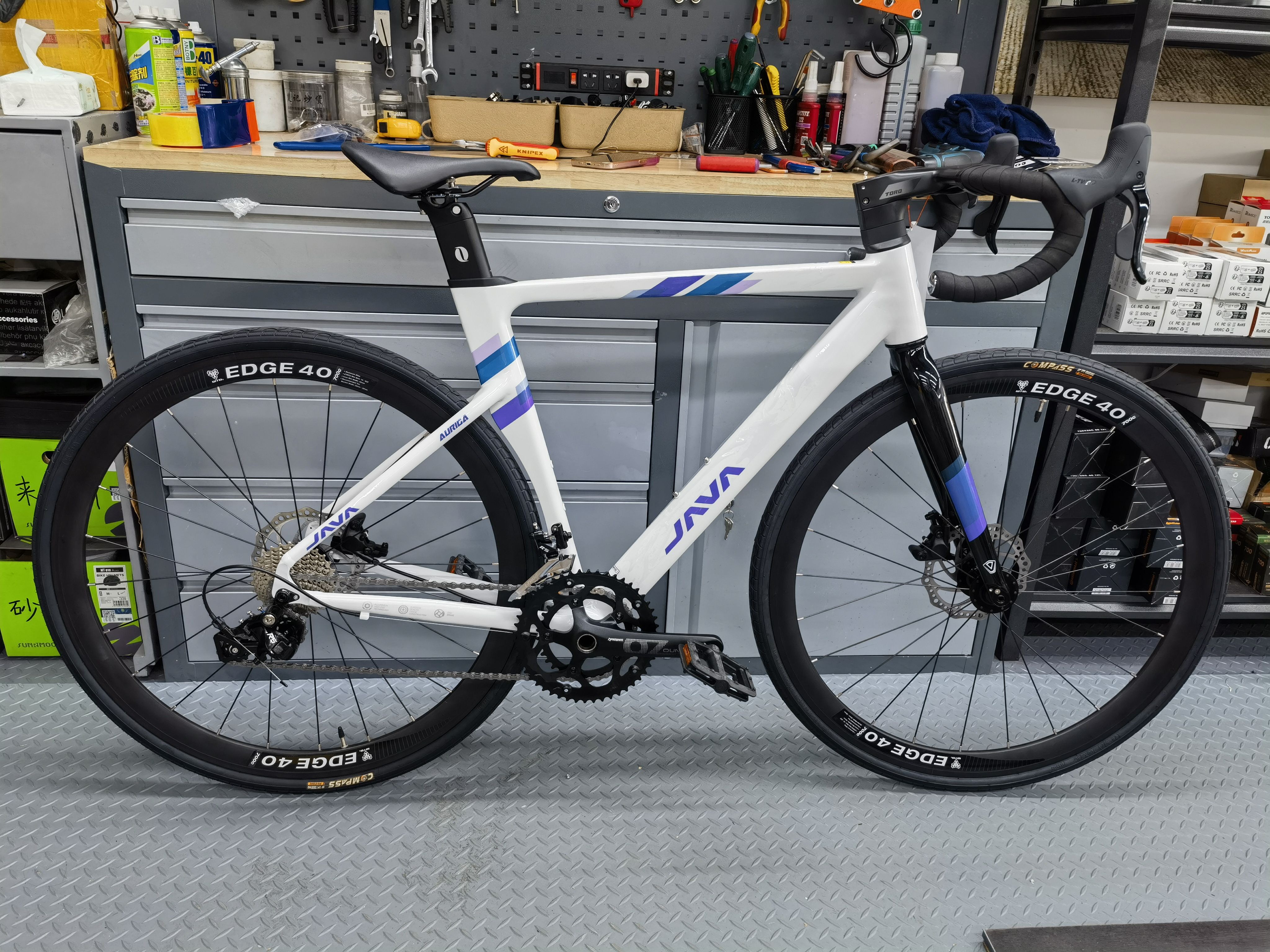 JAVA公路车蓝图24速油碟内走线