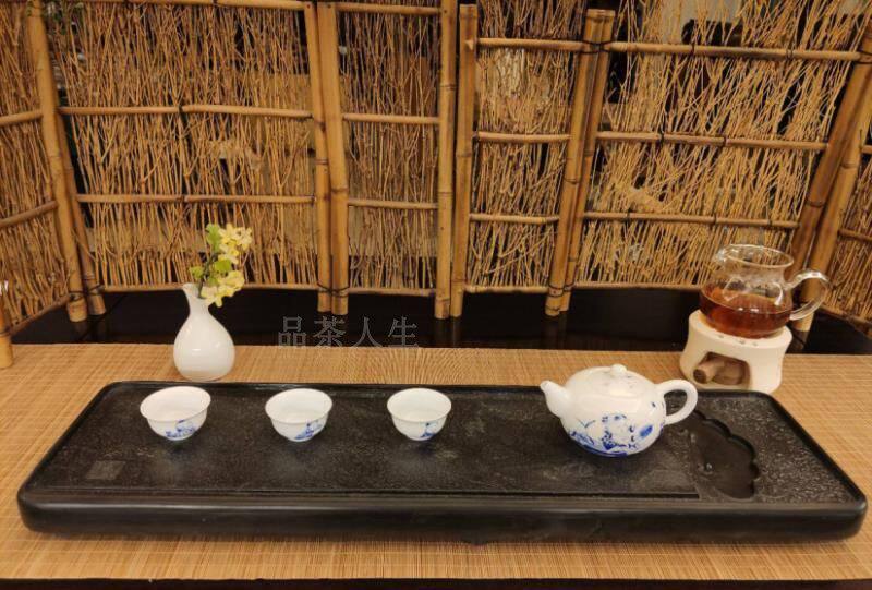 专柜正品台湾衡连品牌功夫茶具金檀墨玉石如意茶盘茶海茶台茶桌