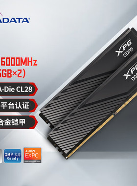 威刚威龙D300 ddr5内存条16G 6000 C28 C30台式机电脑马甲内存条