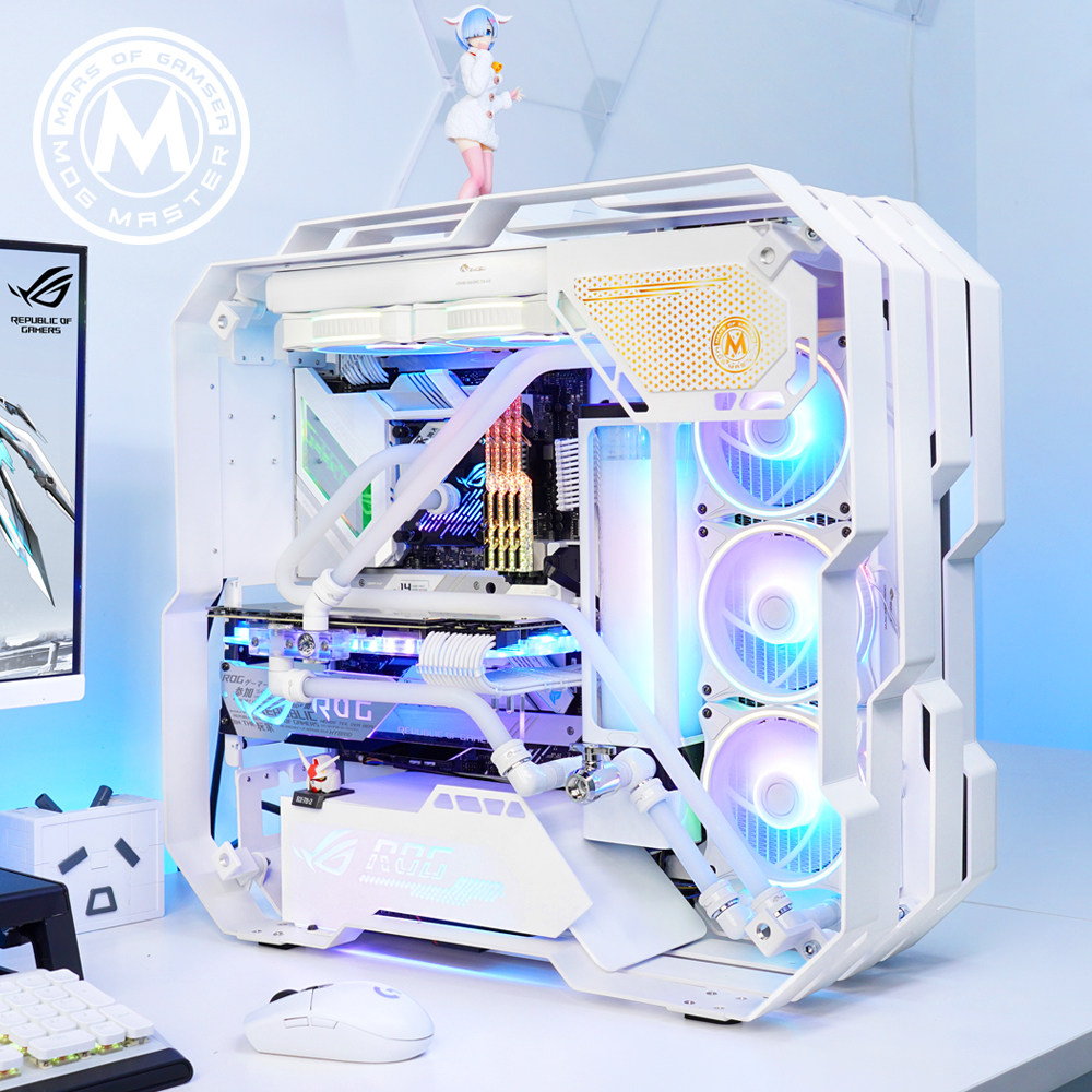 rog全家桶14900k/4090/rtx4070ti/4080华硕显卡水冷电脑直播主机