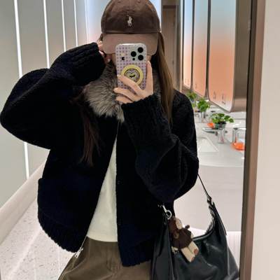 CEEYOU定染毛领小颗粒羊