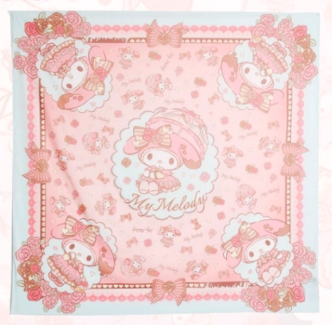 美美哒花朵美乐D 可爱卡通印花 泰国 防晒 大丝巾围巾 披肩