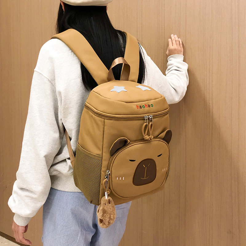 男女童小众设计感休闲韩版双肩包儿童上课书包高颜值轻便旅游背包