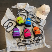 儿童包包小卡包时尚 外出配饰男女孩宝宝零钱小挂包单肩斜挎包 新款