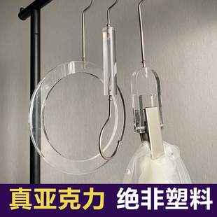 头纱夹子服装店亚克力挂钩圈圈S勾水晶夹子女装店陈列道具配件s钩
