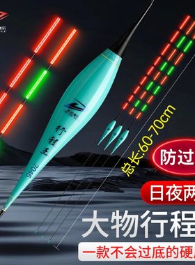 防过底行程王日夜两用接口电子夜光漂混养青鱼草鱼鳊鱼翘嘴鲢鳙漂