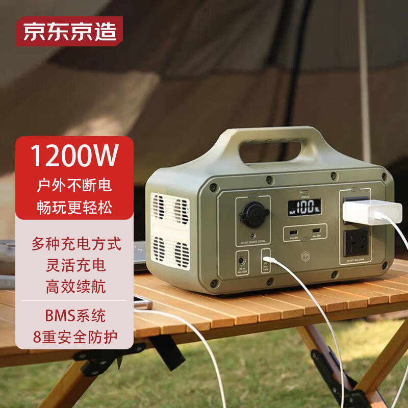 京东京造 户外电源1200W大功率1021Wh 充电宝应急备用电源CQC认证属于什么档次？