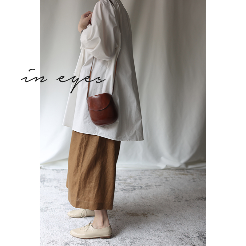 牛津鞋圆头手工真皮底复古