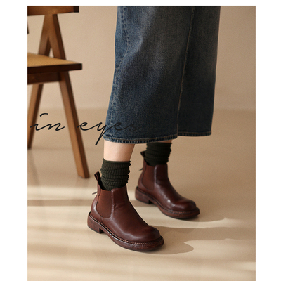 平底烟管靴马皮切尔西