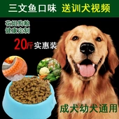 10kg花姐私厨全价三文鱼口味成犬狗粮金毛拉布拉多巨贵德牧犬粮