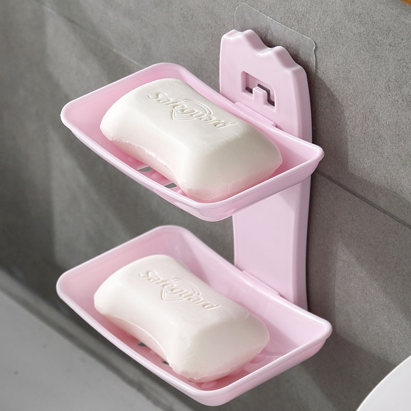 毛巾免打孔壁挂式洗澡墙上置物架