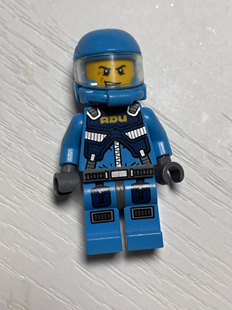 LEGO乐高 太空 ac014 外星入侵系列 军官宇航员人仔