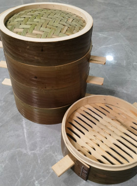 四川竹青皮蒸笼楠竹结实手工蒸笼