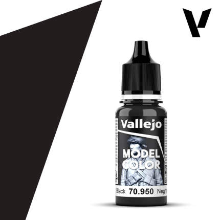 vallejo西班牙AV70950/191-70951 黑色Black水性模型手涂漆