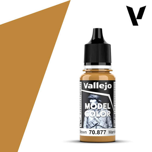 vallejo西班牙AV70877/158金棕GoldBrown水性模型手涂漆