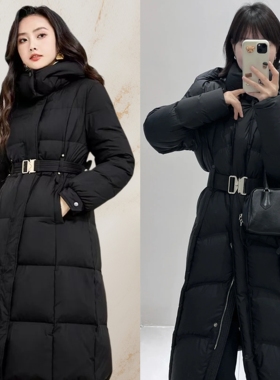 金属装饰扣高级感黑色羽绒棉服腰带百搭外套束腰棉衣棉袄腰封配件