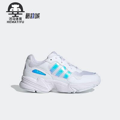 阿迪达斯儿童耐磨时尚轻便休闲鞋