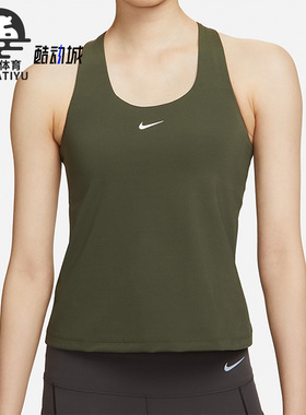 Nike/耐克正品新款女子运动透气休闲U领无袖背心DV9898-325