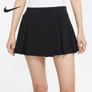 Nike/耐克女子小黑裙夏季网球百褶运动短裙 DD0342-010