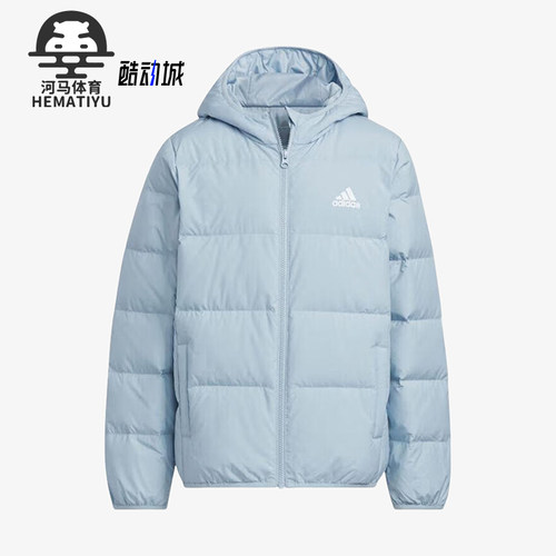 阿迪达斯正品儿童休闲羽绒服