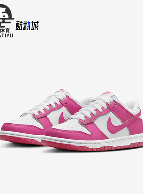 Nike/耐克正品Dunk Low GS女士大童运动时尚板鞋FB9109-102