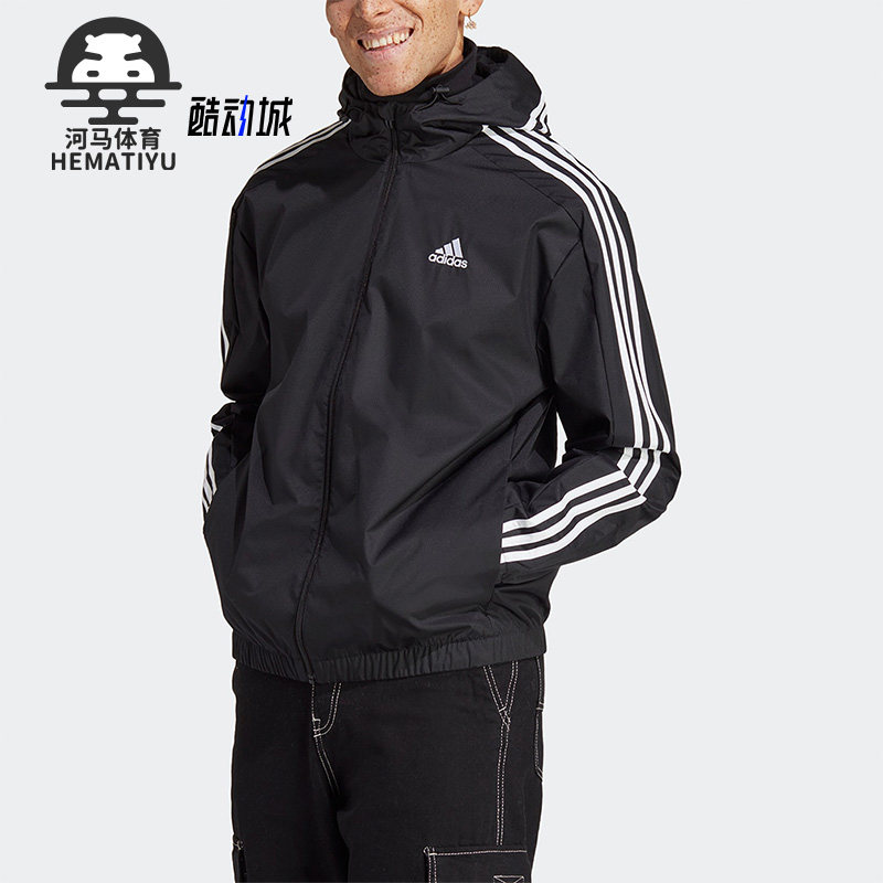 Adidas/阿迪达斯男子连帽夹克