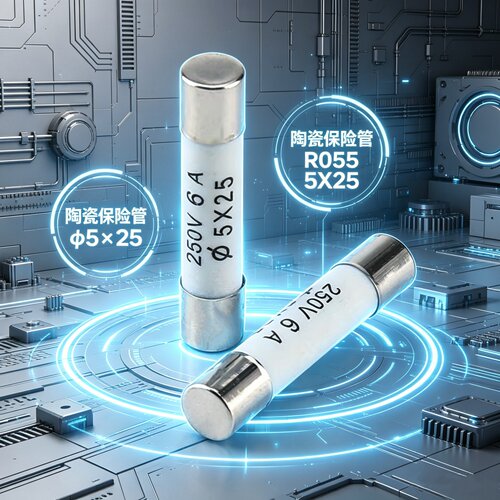 R055陶瓷保险管丝5X25mm250V6A