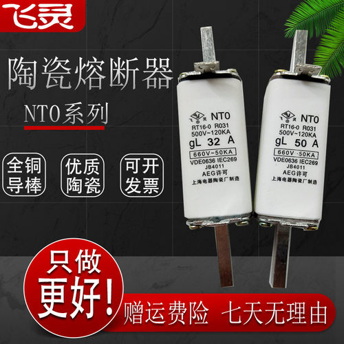 飞灵熔断器NT0熔芯RT16-0保险丝