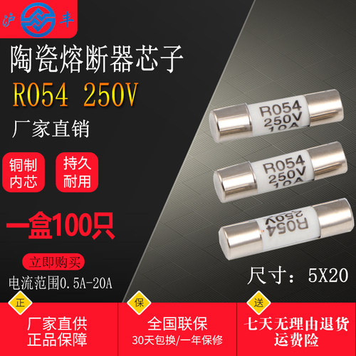 熔断器R054保险丝管熔体