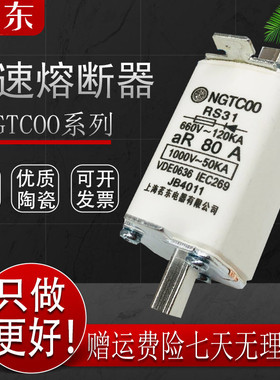 茗东NGTC00熔断器NGTCOO熔芯RS31-20A25A32A40A50A63A80A100A125A
