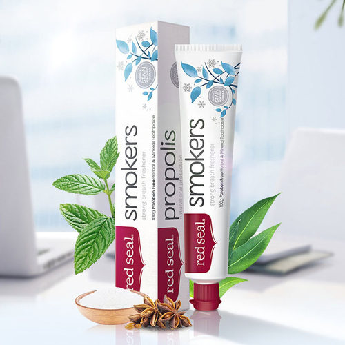 新西兰进口红印烟民牙膏烟渍