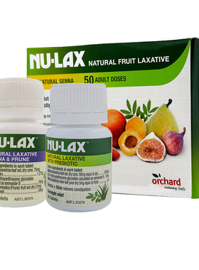 跨境进口澳洲Nu-lax乐康膏天然果蔬膳食纤维无花果500g西梅芦荟片