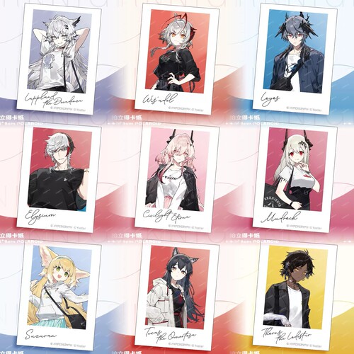 明日方舟周边拍立得小卡魔王泥岩微什戴尔德克萨斯拍立得收藏卡