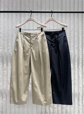 【C系列】正品2026夏新品意式精工棉低腰弯刀裤西裤MBF2PAT051