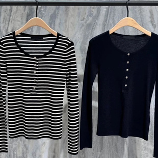 C系列 针织衫 正品 细支绵羊毛亨利领修身 MBE3SWT004 2025秋新品