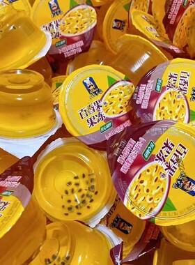 不二先森百香果果冻百香果味果冻办公室儿童水果味休闲零食热卖