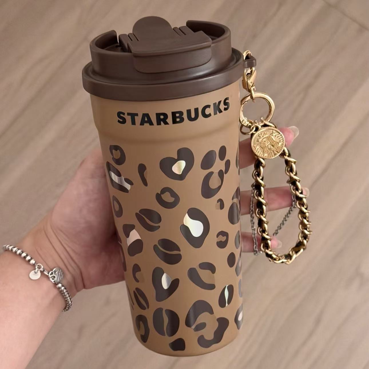 thumbnail for Starbucks cups, leopard print coffee vintage ceramic mugs, glass cups, stainless steel travel mugs, insulated cups, gift boxes