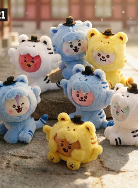 BT21老虎变装公仔玩偶
