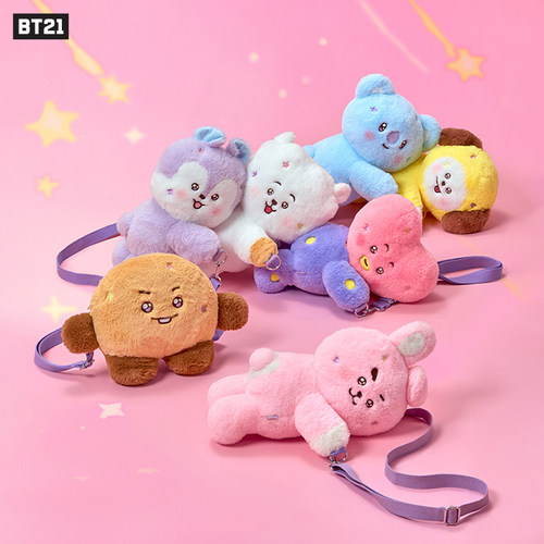 BT21HUGME玩偶斜挎包