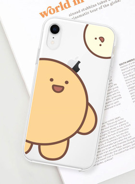 【现货】dowdow章鱼面团iPhone12手机壳适用于苹果11果冻壳韩国代购