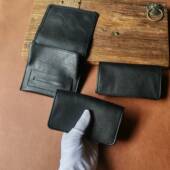 PU皮革烟斗包磁吸简约便携收纳包手工烟丝袋2026新款 高端黑色