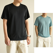 薄款 T恤 圆领纯色运动健身跑步短袖 无补 男装 男士 夏季 客供
